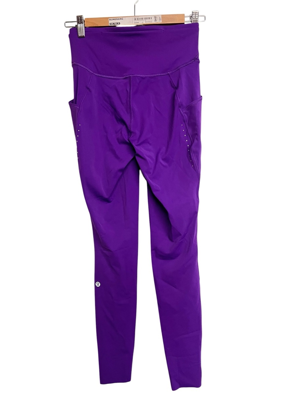 New Lululemon Fast And Free Collegiate Purple High-Rise‎ Leggings 28” Pockets - Picture 4 of 6
